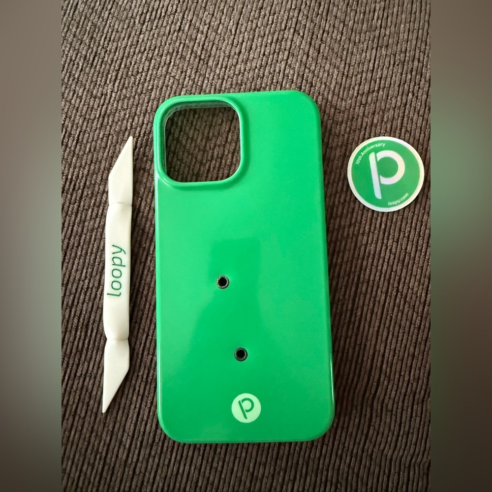 Loopy Case Green Protective Phone Case iPhone 13 Pro Max